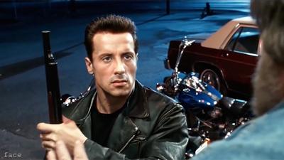 Stallone in Terminator 2