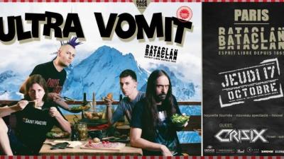 Ultra Vomit - Bataclan 2024 flyer
