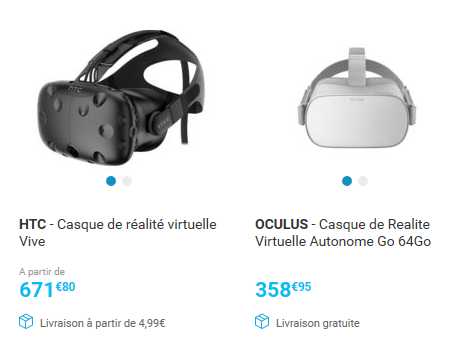 Casques VR PC