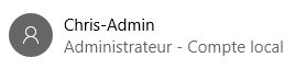 Compte Admin Windows 10