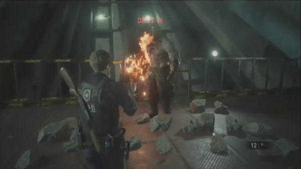 Affrontement Mister X RE2